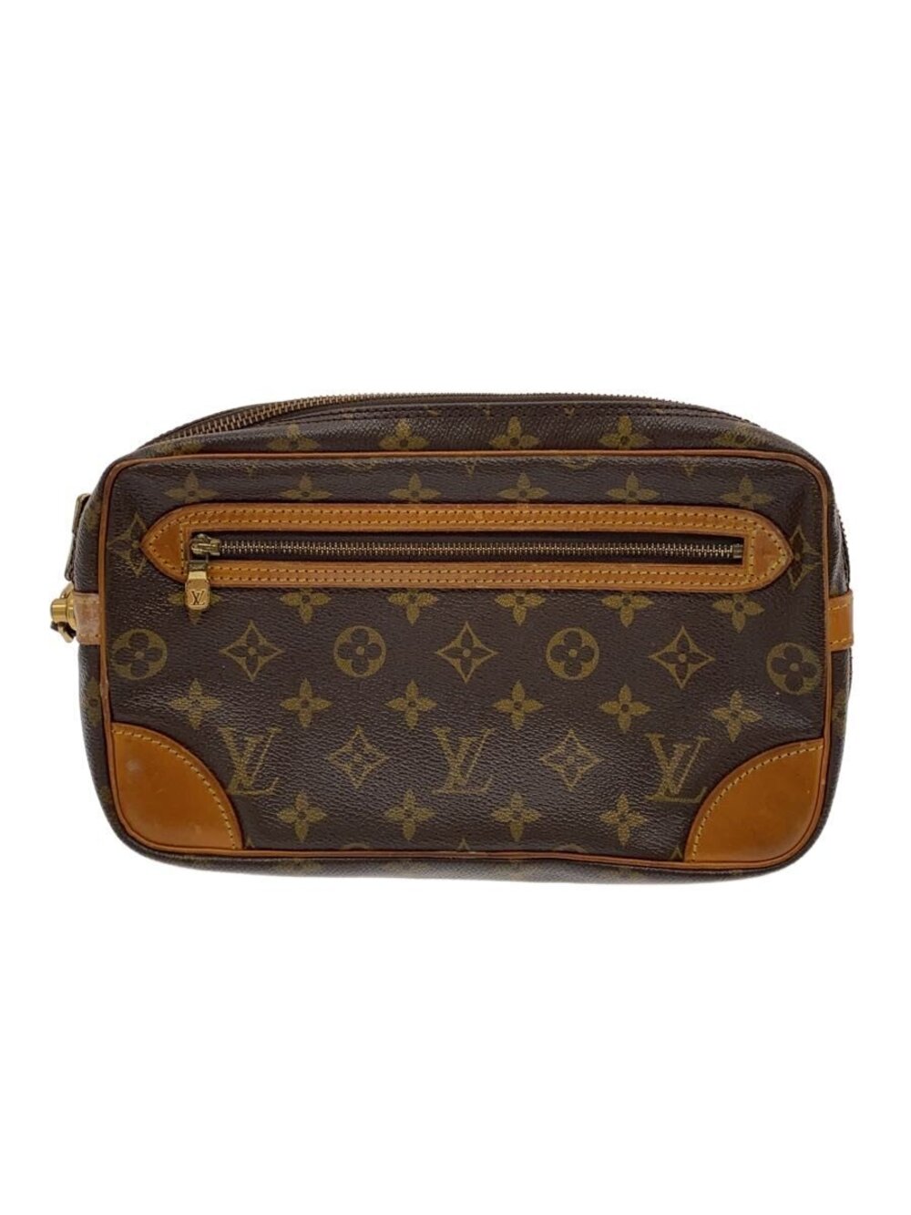 LOUIS VUITTON Marly Dragonne Monogram Canvas Brown